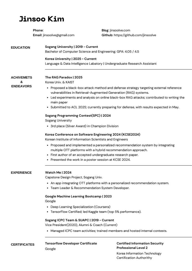 CV